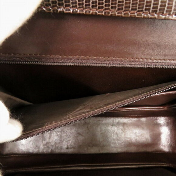 Gucci handbag bamboo lizard brown - Picture 6 of 8